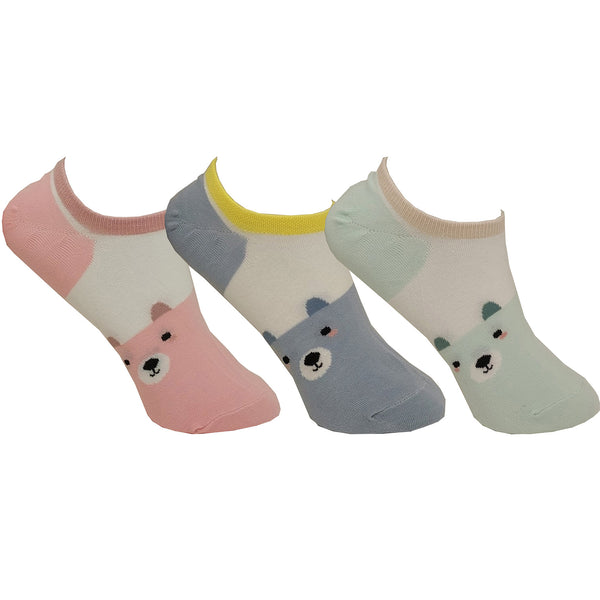 3Pack - Κάλτσες κοντές - unisex - Αρκουδάκια (36-41) - πακέτο 3 τεμάχια