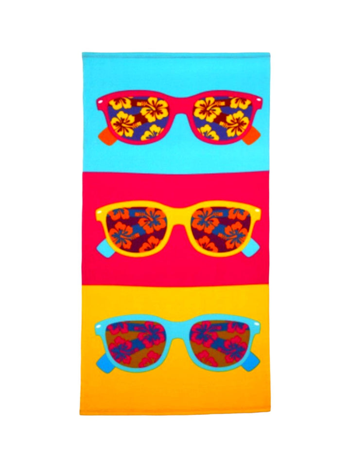 Πετσέτα θαλάσσης - sunglasses - 70x140 εκ. | Anelia Fashion Shop - anelia.gr