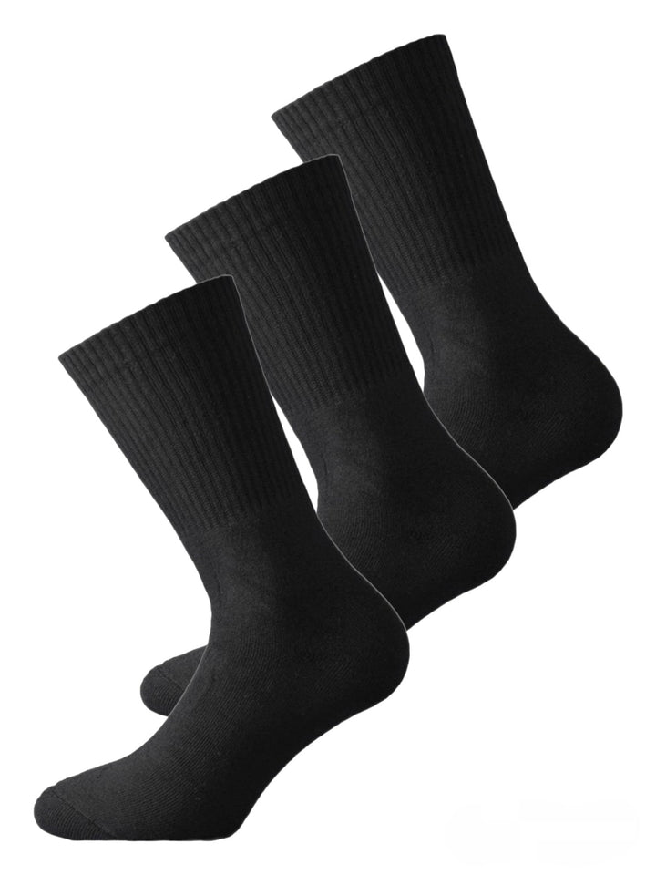 3pack - Αθλητικές κάλτσες, μαύρες - (37-44) - 3 τεμάχια | Anelia Fashion Shop - anelia.gr