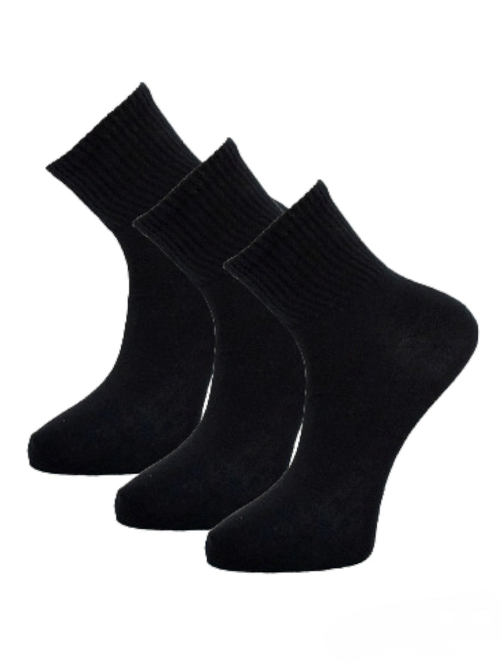 3Pack - Ανδρικές ημίκοντες κάλτσες, μαύρες (40-46) 3 τεμάχια | Anelia Fashion Shop - anelia.gr