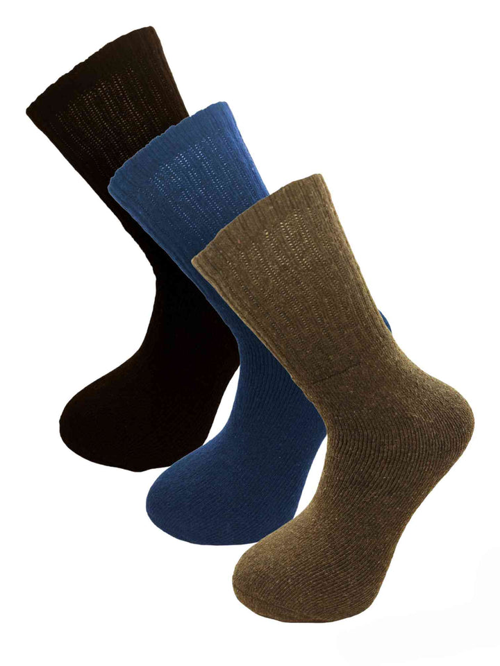 3Pack - Ανδρικές κάλτσες, βαμβακερές 100%, μαύρη-γκρι-μπλε (40-46) 3 τεμάχια | Anelia Fashion Shop - anelia.gr