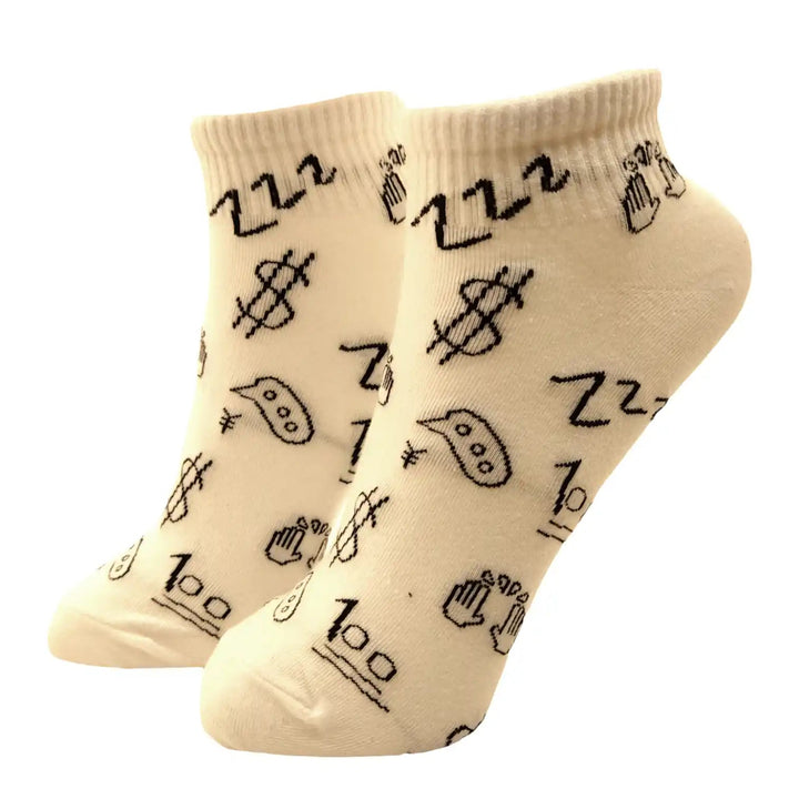 3Pack - Κάλτσες κοντές - σοσόνια - unisex - Peace (36-41) | Anelia Fashion Shop - anelia.gr
