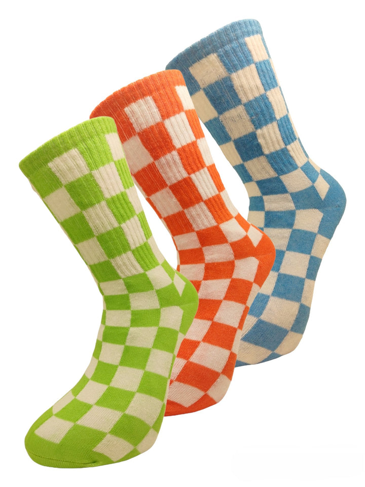 3pack - Κάλτσες - unisex - Καρό (36-44) 3 τεμάχια | Anelia Fashion Shop - anelia.gr