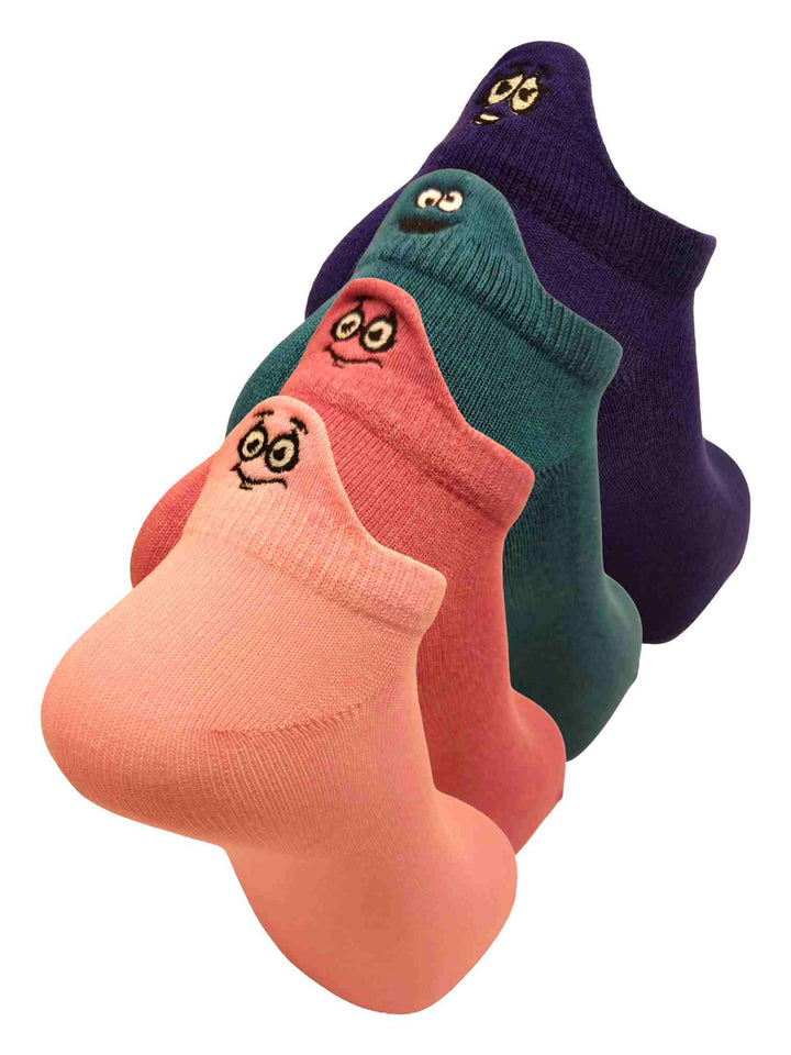 4Pack - Κάλτσες κοντές φατσούλες - unisex - 4 τεμάχια | Anelia Fashion Shop - anelia.gr