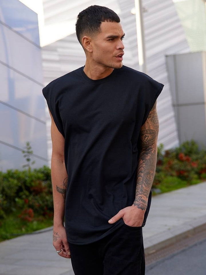 Oversized T-shirt, Μπλούζα Unisex Αμάνικη | Anelia Fashion Shop - anelia.gr