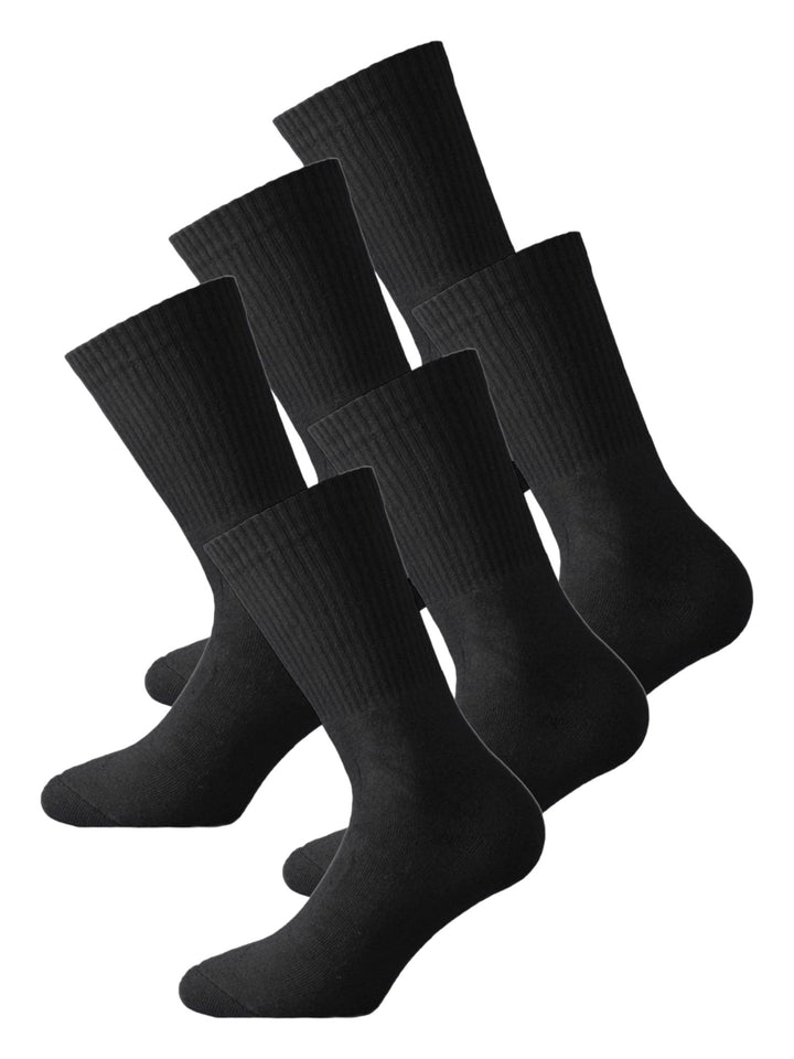 6pack - Αθλητικές κάλτσες, μαύρες - (36-40) - 6 τεμάχια | Anelia Fashion Shop - anelia.gr