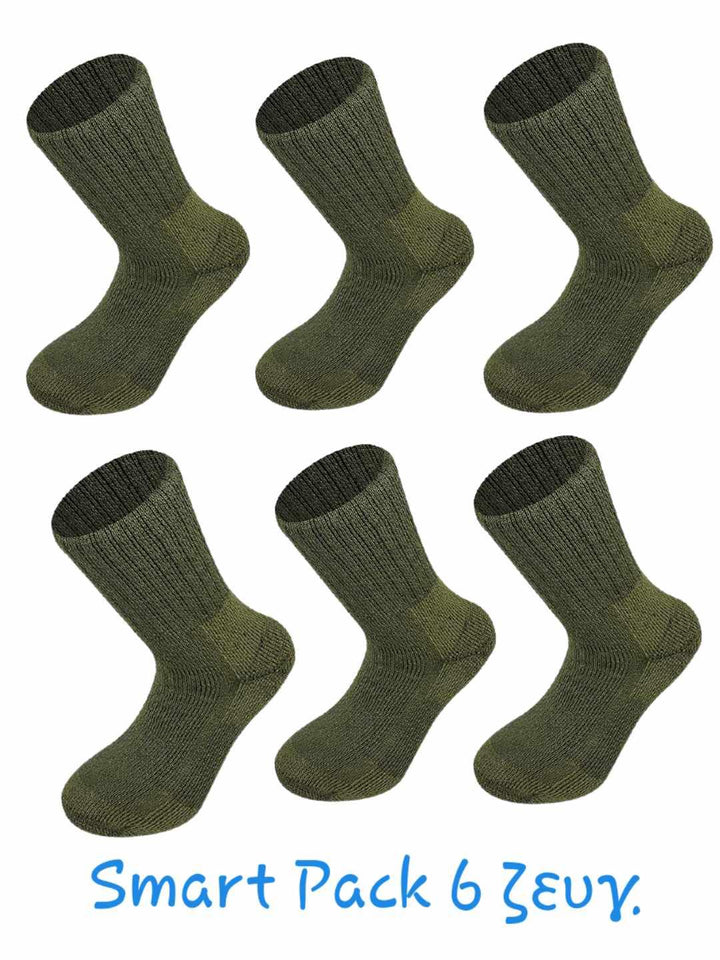 Ανδρική Κάλτσα Στρατού (40-46) - 6Pack/6 ζευγάρια | Anelia Fashion Shop - anelia.gr
