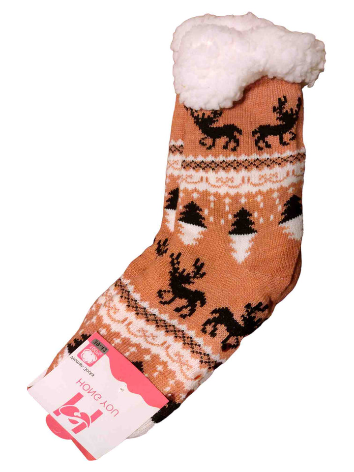 Fleece κάλτσες - παντόφλες (37-42) - Αντιολισθητικές | Anelia Fashion Shop - anelia.gr