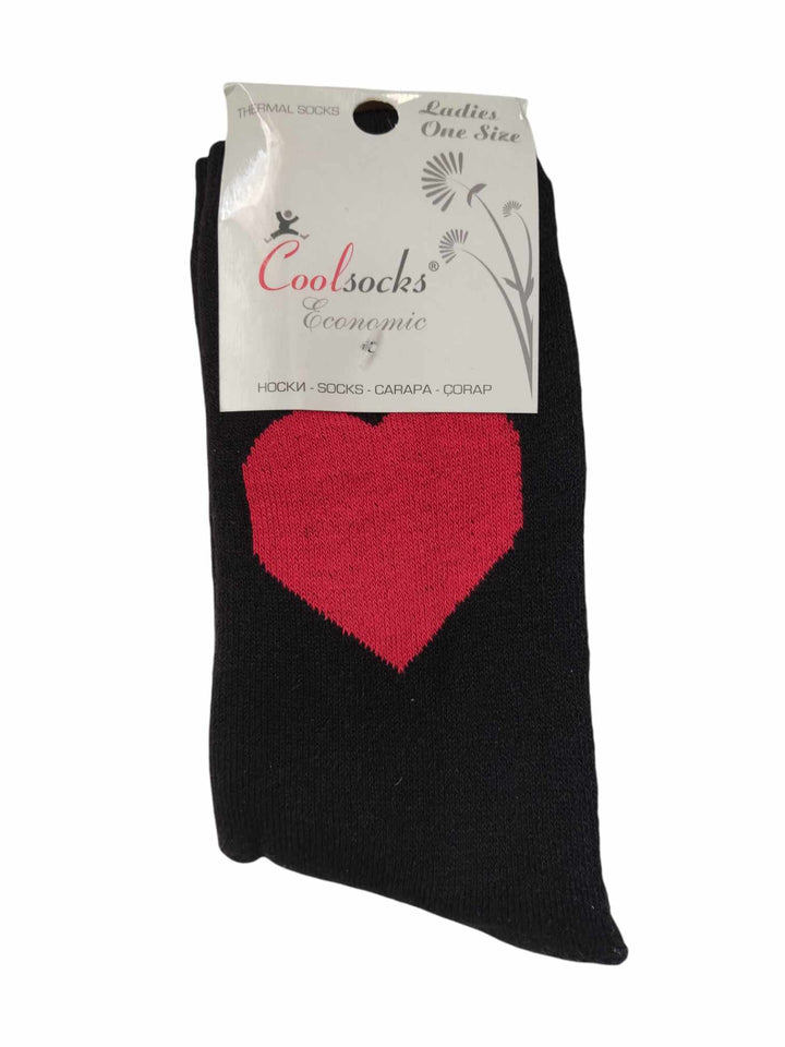 Γυναικείες κάλτσες - καρδιά - (35-40) | Anelia Fashion Shop - anelia.gr