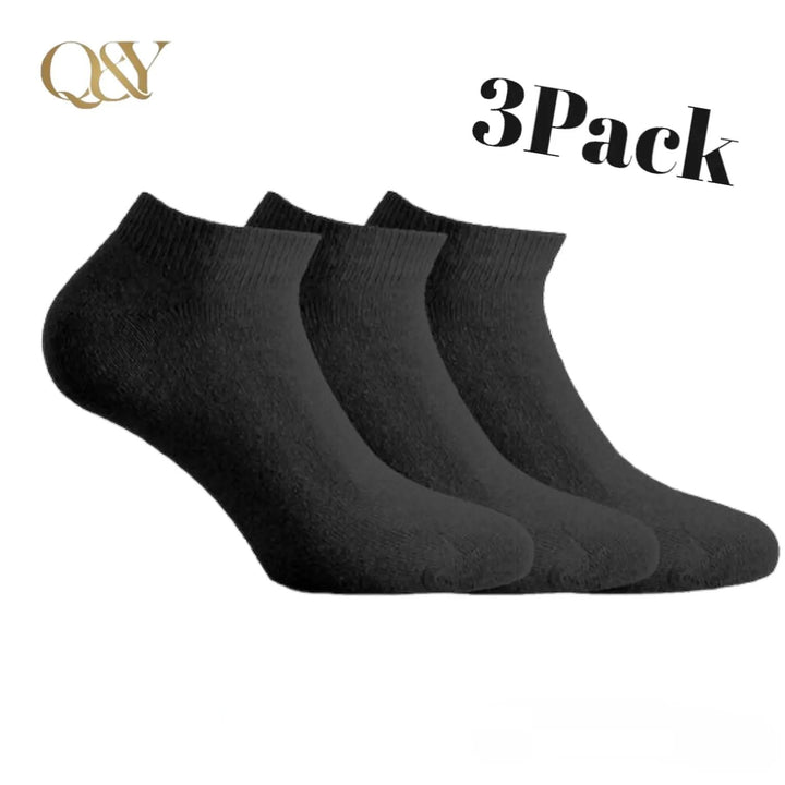 Γυναικείες Κάλτσες κοντές - σοσόνια (36-41) | 3Pack/3 ζευγάρια - μαύρες | Anelia Fashion Shop - anelia.gr