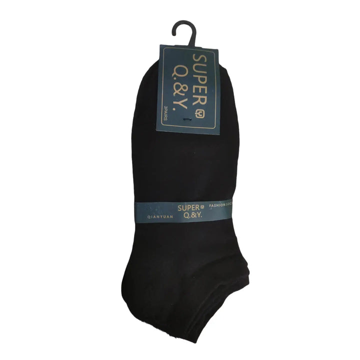 Γυναικείες Κάλτσες κοντές - σοσόνια (36-41) | 3Pack/3 ζευγάρια - μαύρες | Anelia Fashion Shop - anelia.gr