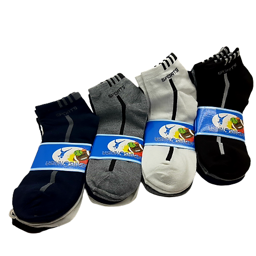 Γυναικείες Κάλτσες κοντές - σοσόνια - 3pack (35-40) - 3 τεμάχια (άσπρο/γκρι/μαύρο/μπλε) | Anelia Fashion Shop - anelia.gr