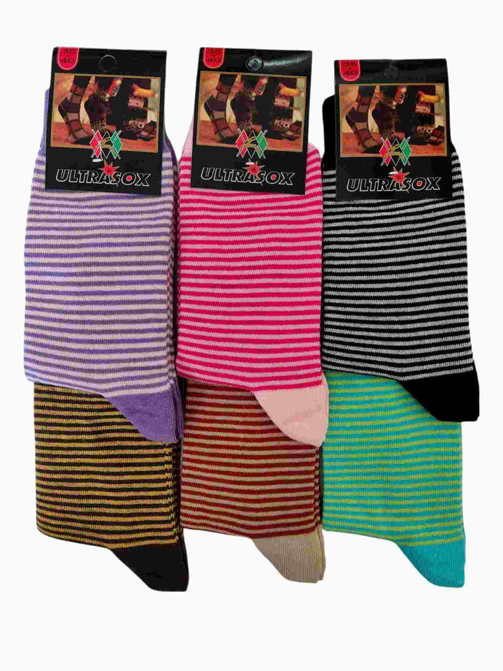 Γυναικείες κάλτσες - ριγέ - (36-40) | Anelia Fashion Shop - anelia.gr