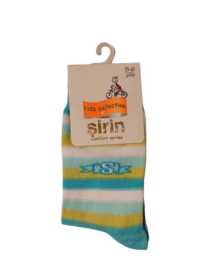 Παιδικές κάλτσες - ριγέ - unisex, για αγόρια και κορίτσια (23-26) | Anelia Fashion Shop - anelia.gr