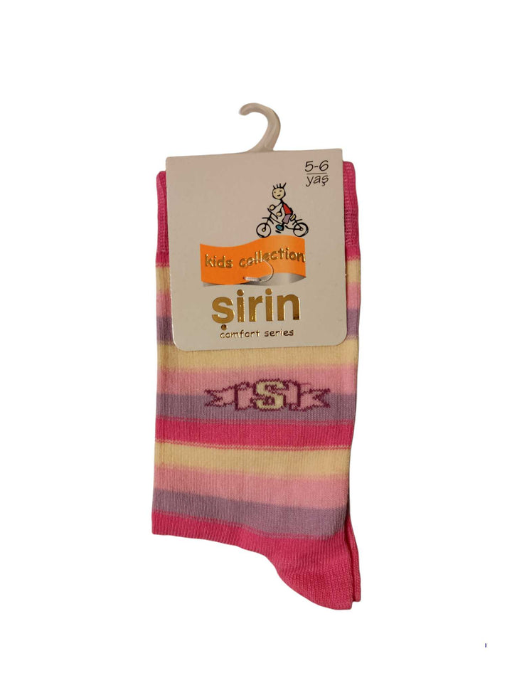 Παιδικές κάλτσες - ριγέ - unisex, για αγόρια και κορίτσια (23-26) | Anelia Fashion Shop - anelia.gr