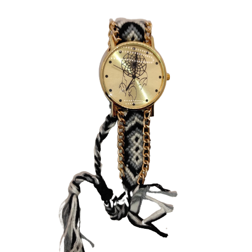 Ρολόι χειρός, πλεκτό με αλυσίδα - Φ=37mm | Anelia Fashion Shop - anelia.gr