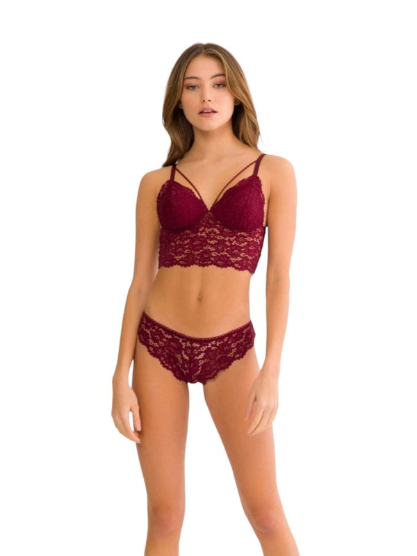 Σετ Bralette & Brazil σλιπ - Angelic | Anelia Fashion Shop - anelia.gr