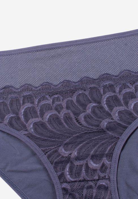 Σλιπ 2/4 Mini Πουα με δαντέλα - Donella | Anelia Fashion Shop - anelia.gr